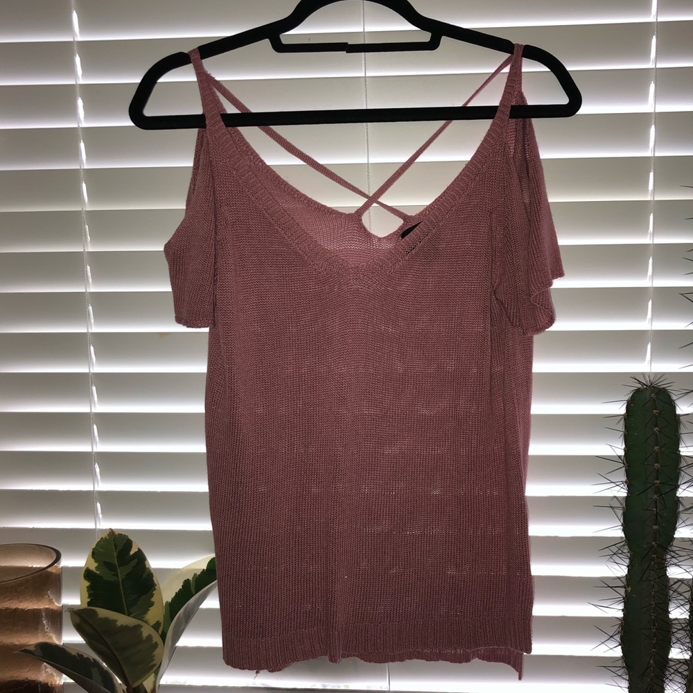 Lumiére pink knit top 🌸💕